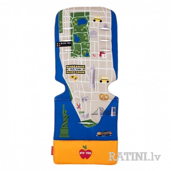 Universāls divpusējs ratu ieliktnis New York City Map